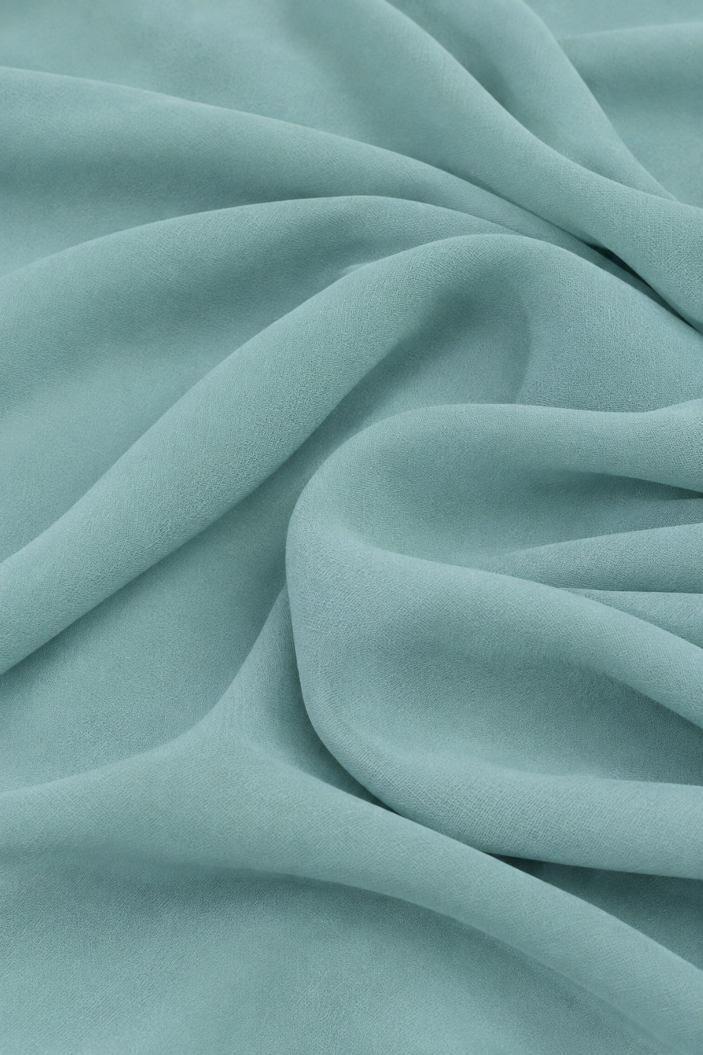 Aqua Georgette Hijab