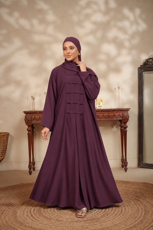Plum Royale Abaya