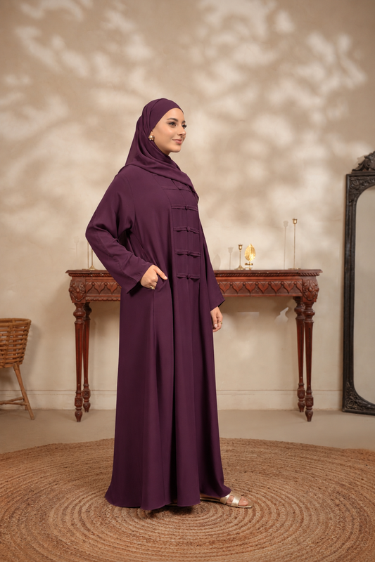 Plum Royale Abaya