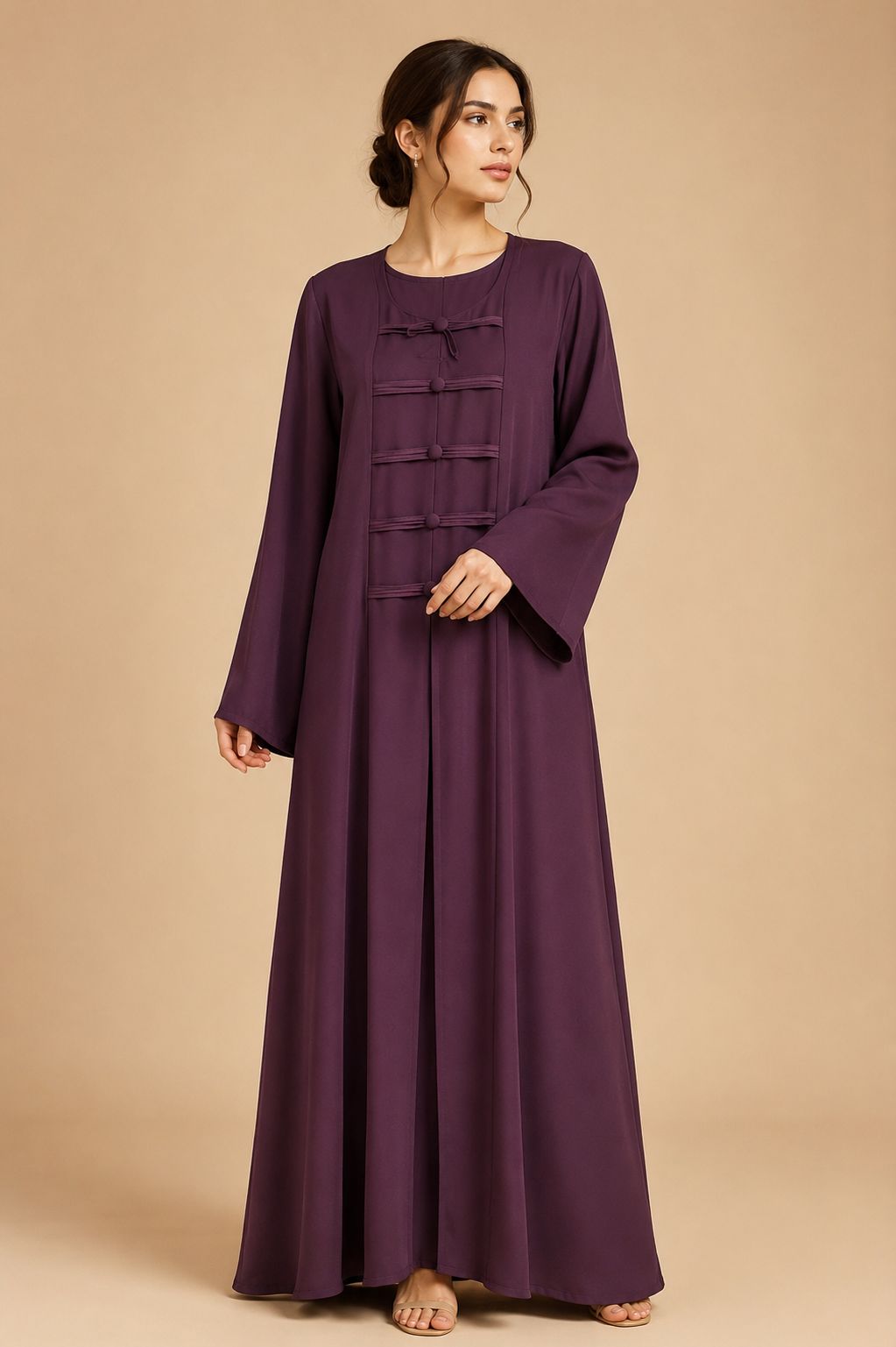 Plum Royale Abaya
